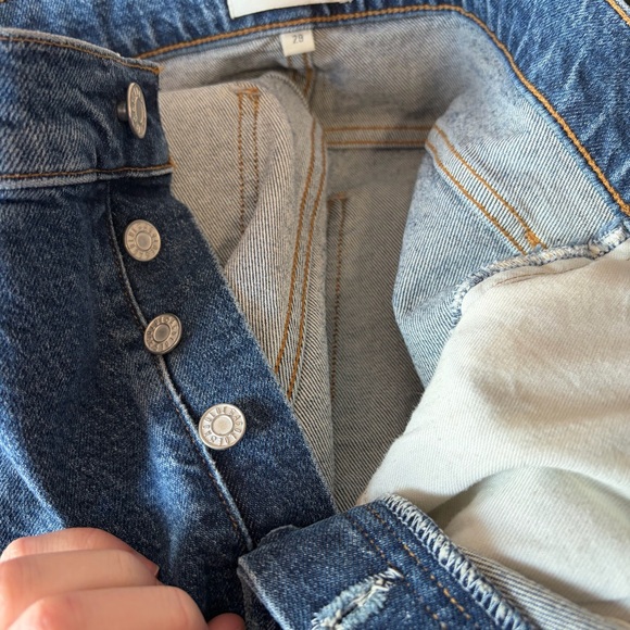 Agolde Riley High Rise Straight Crop Jeans - Picture 4 of 12